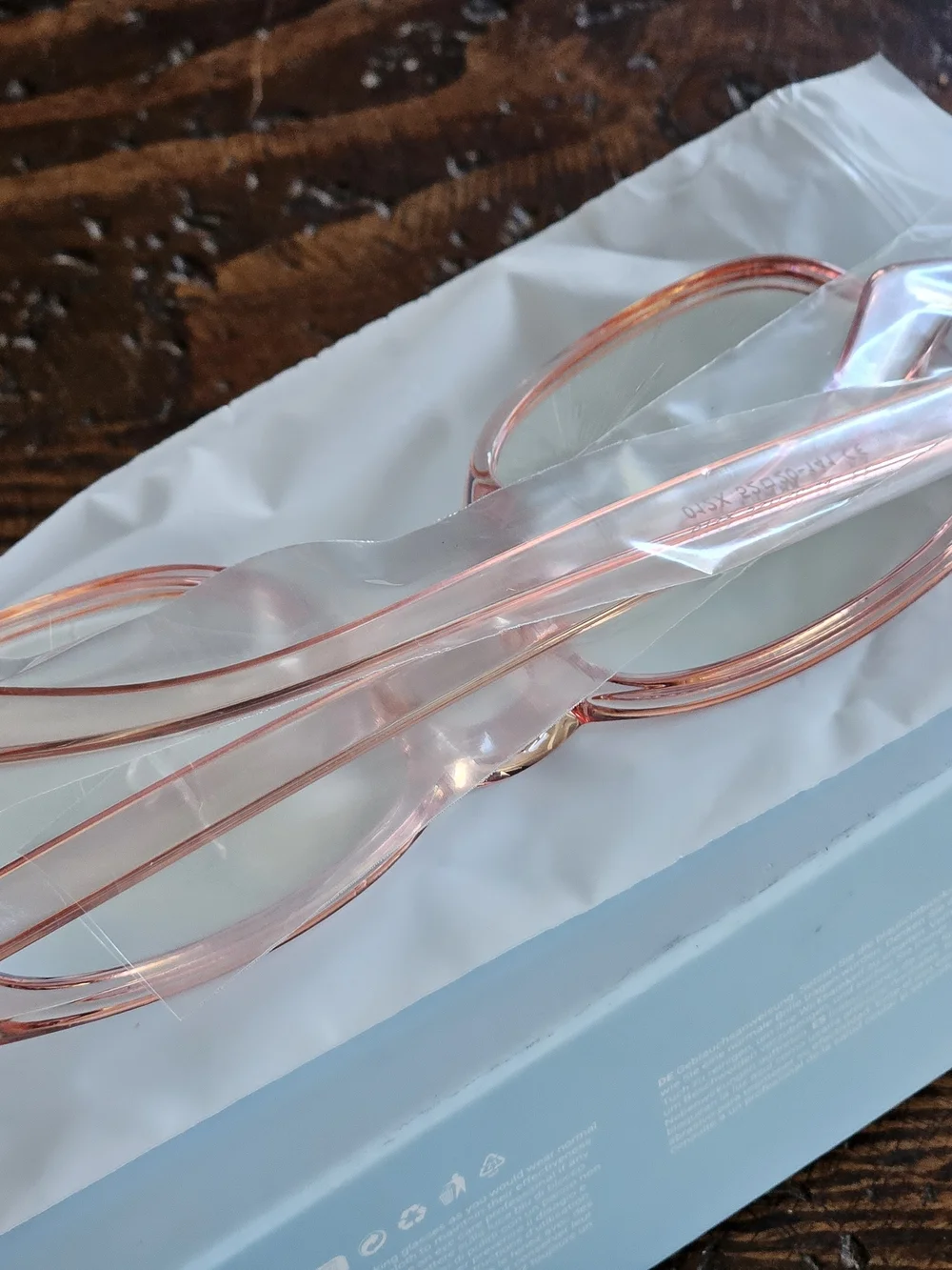 BN Blue Light Blocking Glasses Pink Frames